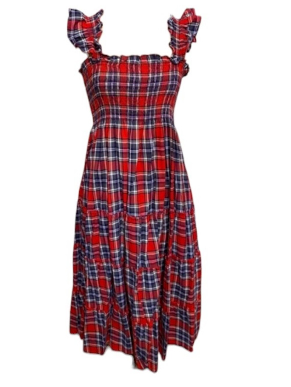 Hill House Home Ellie Nap dress size L tartan plaid - Picture 5 of 11